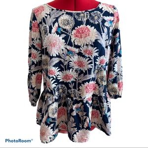 Lauren Conrad Floral Top Sz S